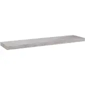vidaXL Wandschap zwevend 90x23,5x3,8 cm MDF betongrijs