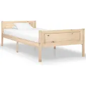 vidaXL Bedframe massief grenenhout 90x200 cm