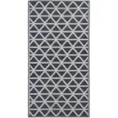 vidaXL Buitenkleed ARAKIL 160x230 cm PP zwart