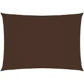 vidaXL Zonnescherm rechthoekig 2x4,5 m oxford stof bruin