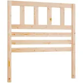 vidaXL Hoofdbord 96x4x100 cm massief grenenhout