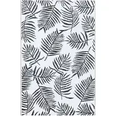 vidaXL Buitenkleed ARAKIL 190x290 cm PP wit en zwart
