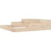 vidaXL Plantenbak 107x107x27 cm massief grenenhout