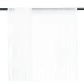 vidaXL Draadgordijnen 2 st 100x250 cm wit
