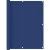 vidaXL Balkonscherm 120x400 cm oxford stof blauw