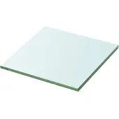 vidaXL Wandschap transparant 20x20 cm glas