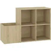 vidaXL Opbergkast 105x35,5x70 cm bewerkt hout sonoma eikenkleurig