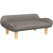 vidaXL Hondenmand 70x40x24 cm stof taupe