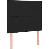 vidaXL Hoofdbord zwart 80x5x118/128 cm kunstleer