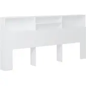 vidaXL Hoofdbordkast 220x19x103,5 cm wit