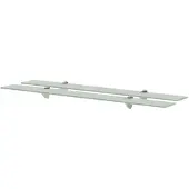 vidaXL Schappen zwevend 2 st 90x10 cm 8 mm glas