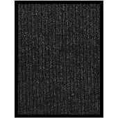 vidaXL Deurmat 40x60 cm gestreept antracietkleurig