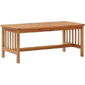 vidaXL Salontafel 102x50x43 cm massief acaciahout