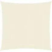 vidaXL Zonnezeil 160 g/m² 4,5x4,5 m HDPE crèmekleurig