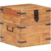 vidaXL Kist 40x40x40 cm massief acaciahout