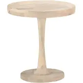 vidaXL Bijzettafel Ø50x55 cm massief mangohout