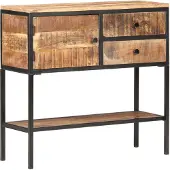 vidaXL Dressoir 85x30x80 cm ruw mangohout