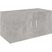 vidaXL Hangkast 80x39x40 cm bewerkt hout betongrijs