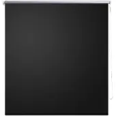 vidaXL Rolgordijn verduisterend 104,4 x 230 cm stofbreedte 100 cm zwart