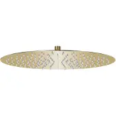 vidaXL Regendouchekop rond 40 cm roestvrij staal goudkleurig