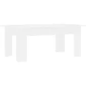 vidaXL Salontafel 100x60x42 cm bewerkt hout wit