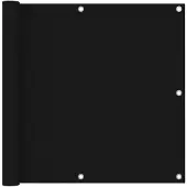 vidaXL Balkonscherm 90x400 cm oxford stof zwart