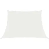 vidaXL Zonnezeil 160 g/m² 3/4x3 m HDPE wit