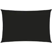 vidaXL Zonnescherm rechthoekig 2,5x4,5 m oxford stof zwart