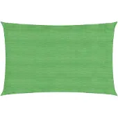 vidaXL Zonnezeil 160 g/m² 2x5 m HDPE lichtgroen