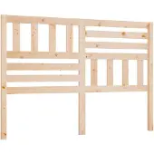 vidaXL Hoofdbord 146x4x100 cm massief grenenhout