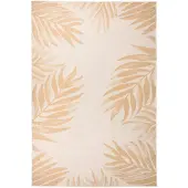 vidaXL Buitenkleed met bladpatroon platgeweven 160x230 cm