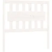 vidaXL Hoofdbord 95,5x4x100 cm massief grenenhout wit