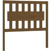 vidaXL Hoofdbord 95,5x4x100 cm massief grenenhout honingbruin