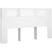 vidaXL Hoofdbordkast 180x18,5x104,5 cm wit