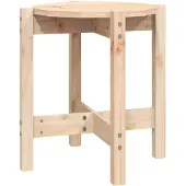 vidaXL Salontafel Ø 42,5x45 cm massief grenenhout