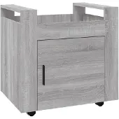 vidaXL Bureaukastje 60x45x60 cm bewerkt hout grijs sonoma eikenkleurig
