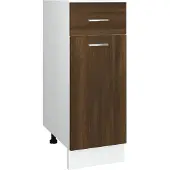 vidaXL Onderkast met lade Lyon 30x46x81,5 cm bewerkt hout bruin eikenkleur