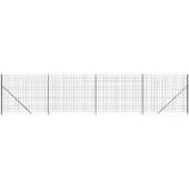 vidaXL Gaashek met grondplaat, antraciet, 2x10 meter