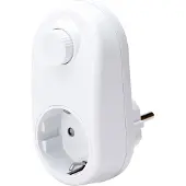 Kopp Tussenstekker Met Ra En Dimmer Led 3-24w, Wit