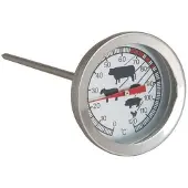 Benson RVS vleesthermometer analog 12 cm - Vleesthermometers