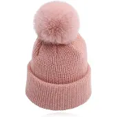 LGT JWLS Dames Beanie in Roze - Met Pompon