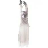 Funny fashion Hangpop 140cm met licht en geluid (wit)