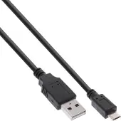 InLine Fast-charge - Câble USB - Micro-USB de type B (M) pour USB (M) - USB 2.0 - 0.5 m - noir