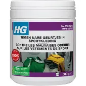 Hg Tegen nare geurtjes in sportkleding wasmiddeltoevoeging 500gr