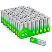 GP Alkaline Batterijen AA 1,5V (AA batterij, Mignon, R6, Penlite) - 80 stuks AA Batterijen