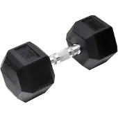 Orange Gym Halter Hex Dumbbell 16 KG Zwart