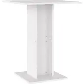 vidaXL Bistrotafel 60x60x75 cm bewerkt hout wit