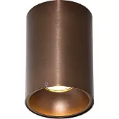 QAZQA Moderne opbouwspot donkerbrons GU10 50mm - Deep