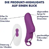 EIS Sweet vingervibrator met afstandsbediening, 10,5 cm