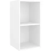 vidaXL Tv-wandmeubel 37x37x72 cm bewerkt hout wit